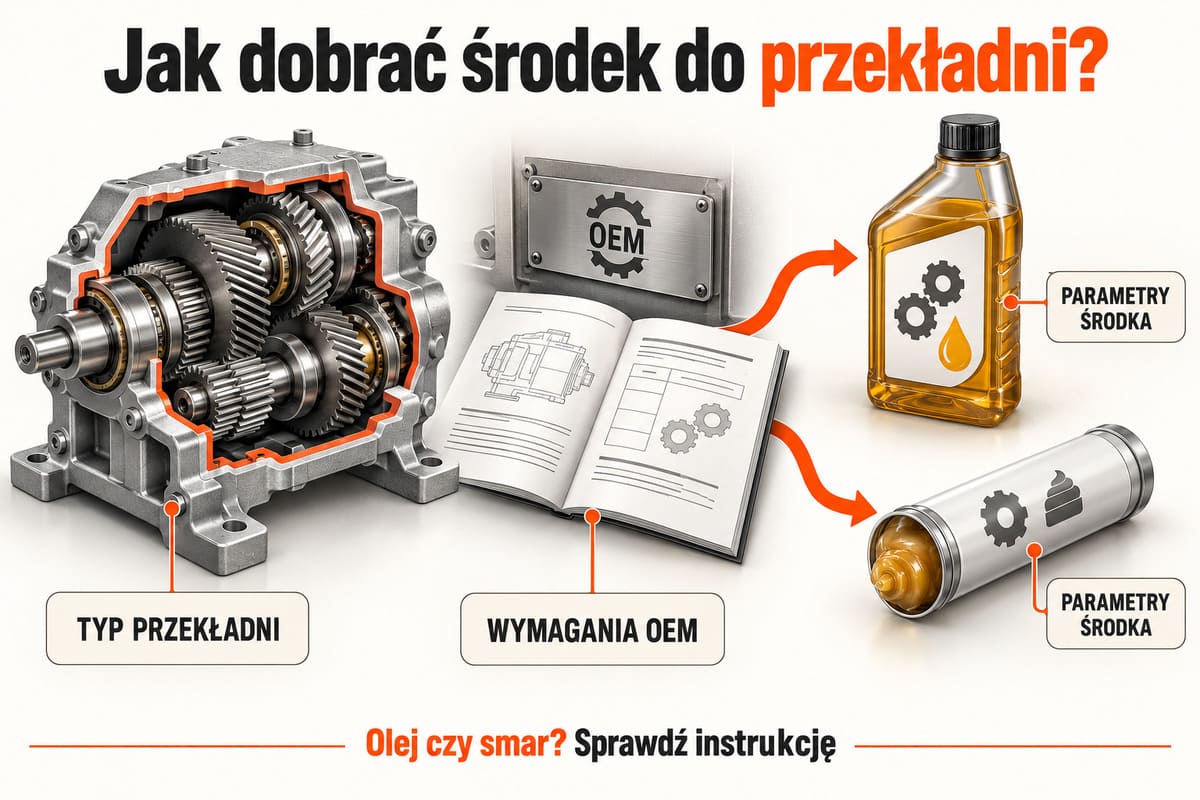 Jak dobrać środek do przekładni? — typ przekładni, wymagania oem, parametry środka